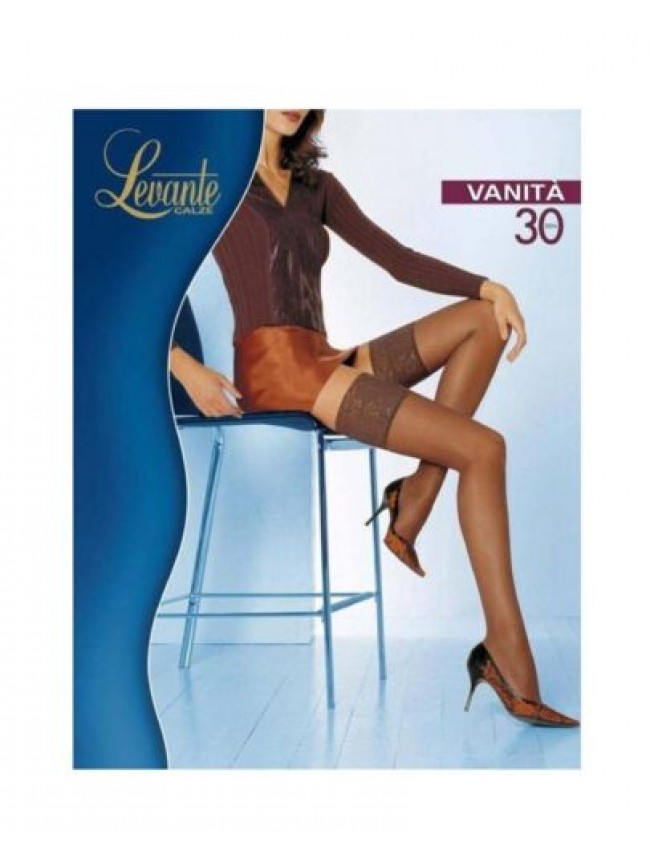 SG Calza donna LEVANTE autoreggente 30 den balza pizzo articolo VANITA 30 AUTORE