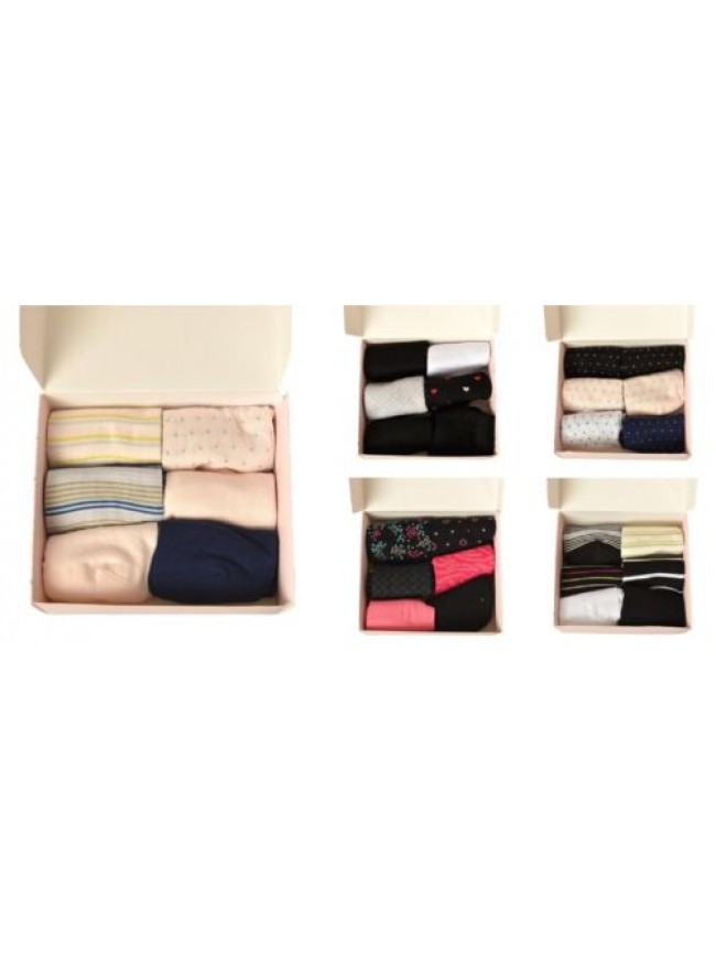 SG Calze donna CIOCCA calzino basso corto confezione 6 paia cotone estivo con sc