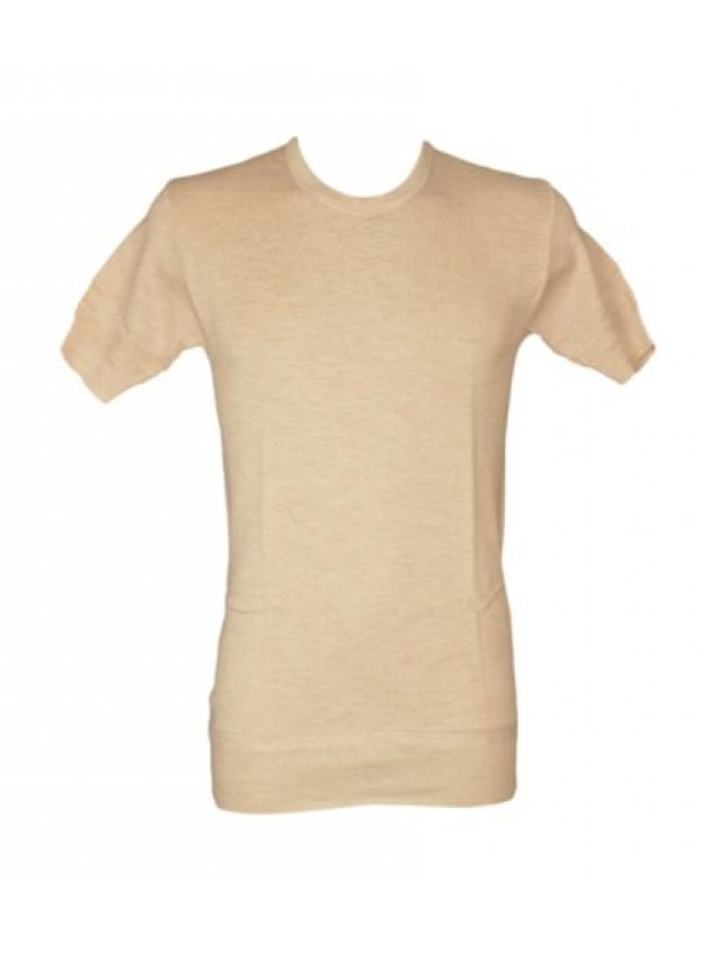 SG Camiciola uomo MADIVA maglia intima mezza manica girocollo misto lana articol