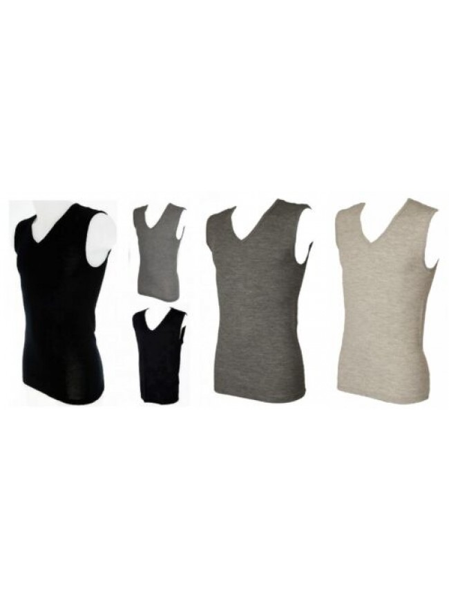 SG Canottiera smanicato uomo spalla larga scollo V WSK RAGNO articolo 601593