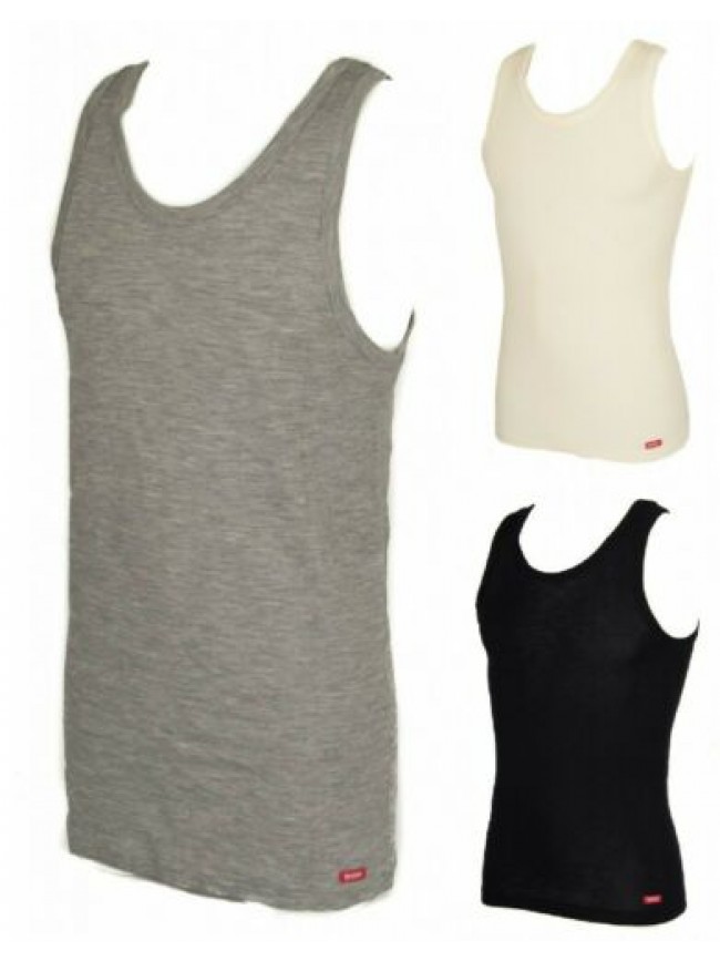 SG Canottiera uomo spalla larga WSK RAGNO SPORT articolo 062592 lana e seta