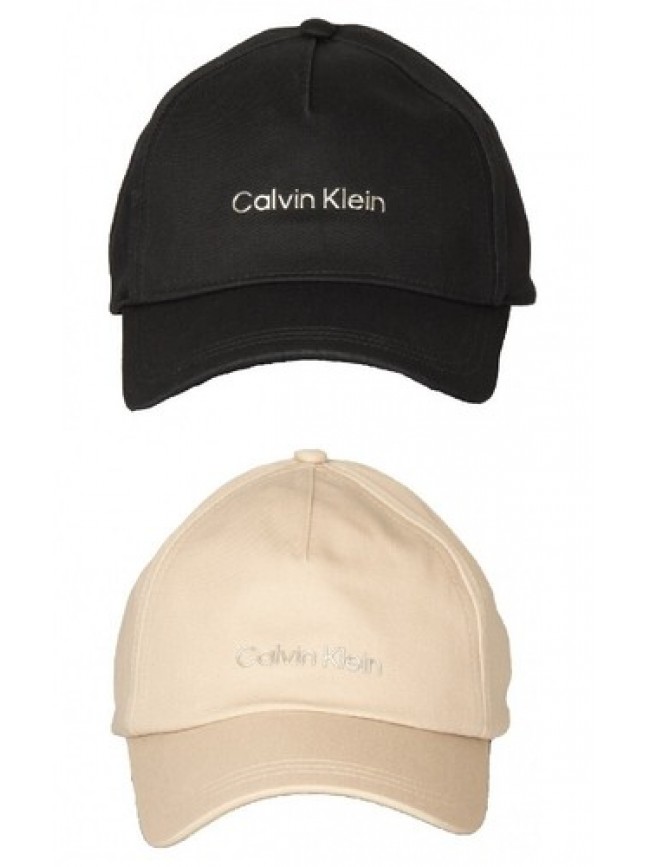 SG Cappello baseball CK CALVIN KLEIN con visiera parte posteriore regolabile art