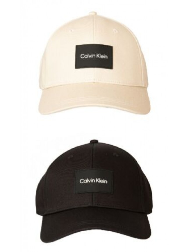 SG Cappello baseball CK CALVIN KLEIN con visiera parte posteriore regolabile e l