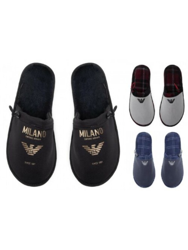 SG Ciabatte pantofole da casa EMPORIO ARMANI uomo homewear articolo XJPM06 XM919