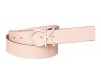 SG Cintura donna CK CALVIN KLEIN pelle alta cm 3,5 con fibbia di metallo ck arti