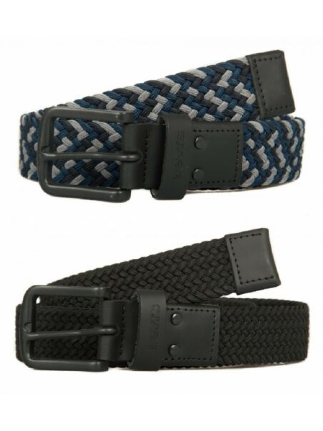 SG Cintura uomo intrecciata LEVI'S articolo 226668 STRETCH BELT PERFORMANCE WEAV