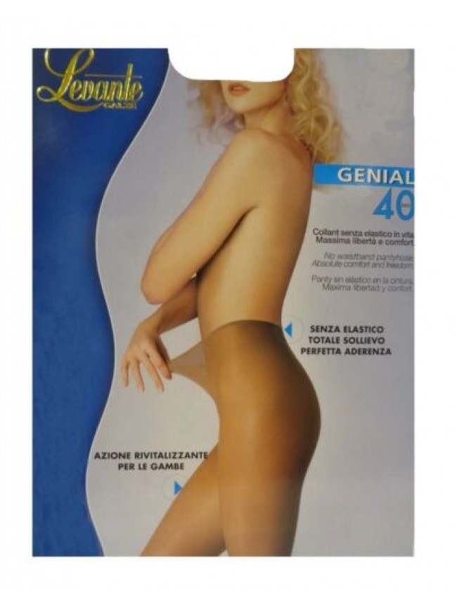 SG Collant donna LEVANTE 40 den senza elastico in vita perfetta aderenza articol