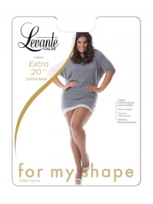 SG Collant donna LEVANTE calze 20 den calibrato per taglie conformate articolo N