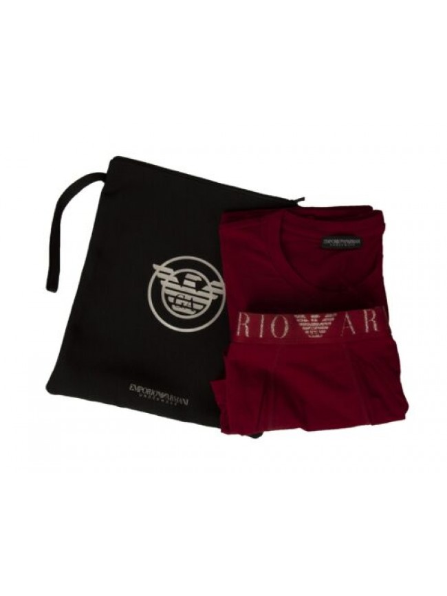 SG Completo t-shirt + boxer EMPORIO ARMANI maglietta uomo girocollo manica corta
