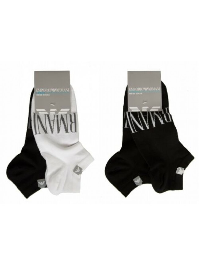 SG Confezione 2 paia calze calzini girocaviglia uomo EMPORIO ARMANI articolo 302