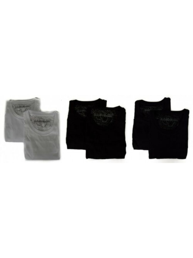 SG Confezione 2 t-shirt magliette bipack uomo manica corta girocollo NAPAPIJRI a