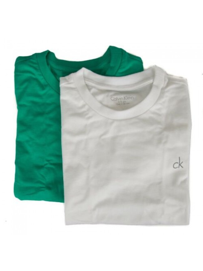 SG Confezione 2 t-shirt manica corta girocollo bimbo maschio CK CALVIN KLEIN B70