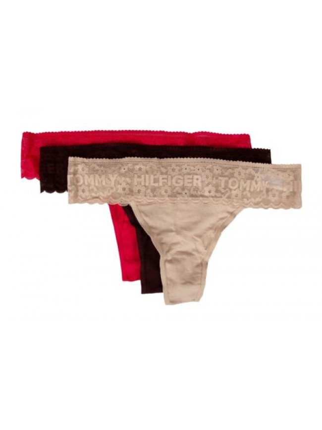 SG Confezione 3 perizoma donna tripack TOMMY HILFIGER articolo UW0UW02036 3P THO