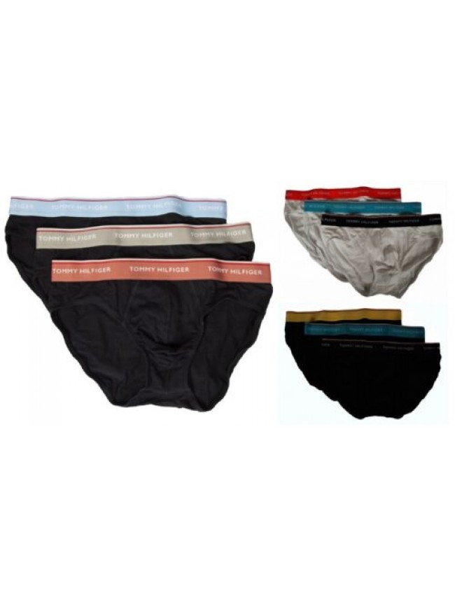 SG Confezione 3 slip uomo tripack mutande underwear TOMMY HILFIGER articolo UM0U