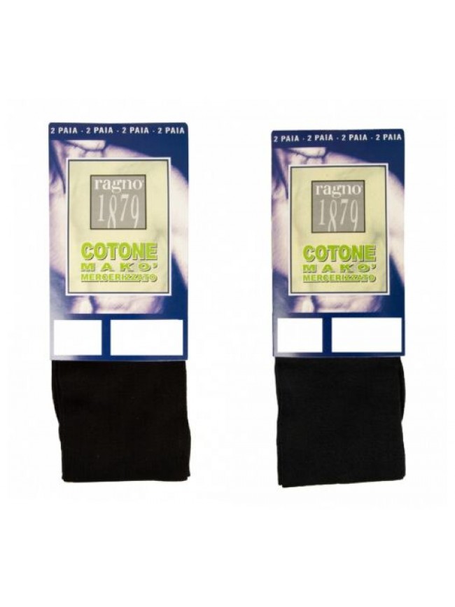 SG Confezione due paia calze uomo lunghe sottoginocchio calzini alti cotone RAGN