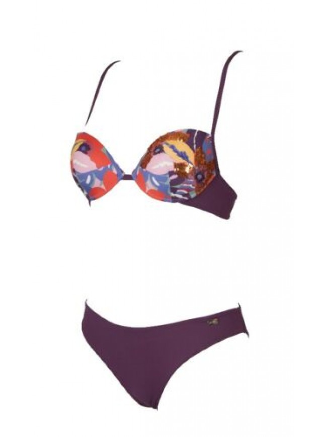 SG Costume bikini donna mare con ferretto coppe imbottite e slip EMPORIO ARMANI 