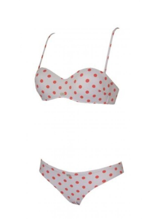 SG Costume bikini donna mare fascia imbottita lacci removibili e slip EMPORIO AR