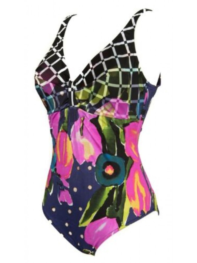 SG Costume intero donna mare o piscina pancerato triangolo coppa preformata RAGN