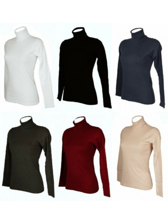 SG Dolcevita ciclista donna maglia manica lunga caldo e soffice cotone bio RAGNO