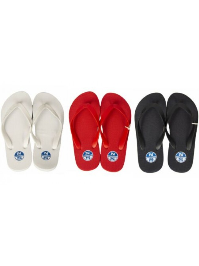 SG Infradito uomo NORTH SAILS GOBEYONPLASTIC flip flop mare o piscina con logo a