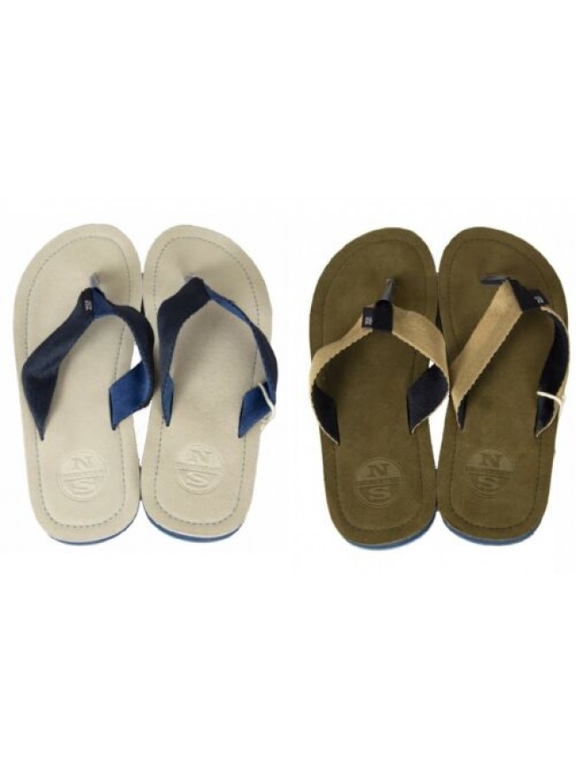 SG Infradito uomo NORTH SAILS  flip flop mare o piscina laccio in tessuto artico