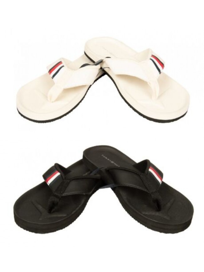 SG Infradito uomo TOMMY HILFIGER ciabatta mare piscina con laccio in tessuto bea