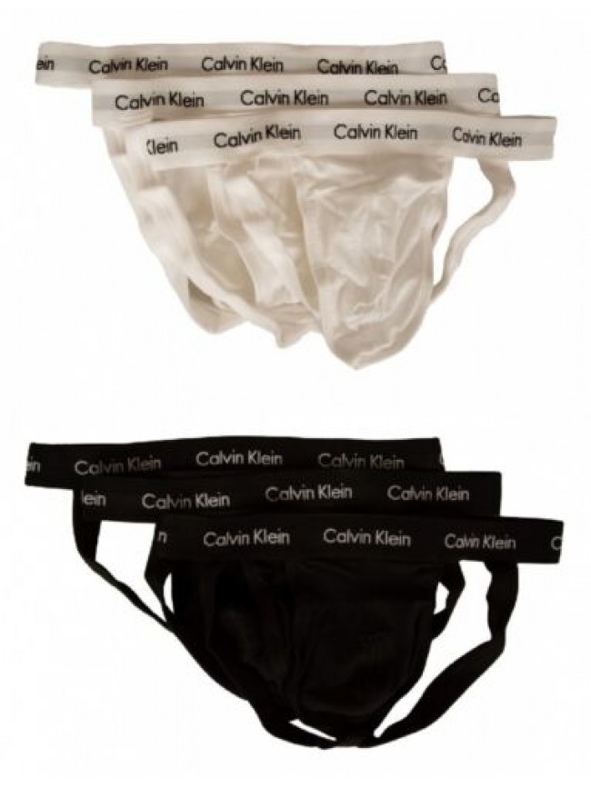 SG Jock strap uomo CK CALVIN KLEIN confezione 3 sospensorio push-up slip coquile
