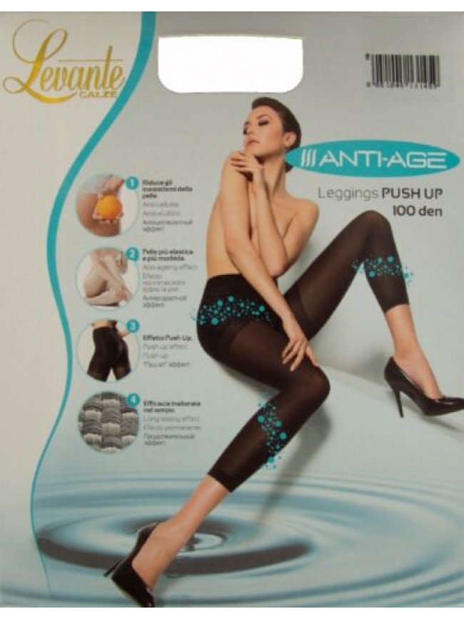 SG Leggings collant donna senza piede 100 den 110 dtex push up anti cellulite LE