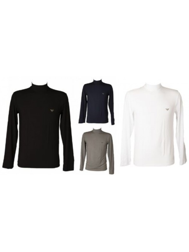 SG Lupetto uomo EMPORIO ARMANI maglia manica lunga mezzo collo sottogiacca soft 
