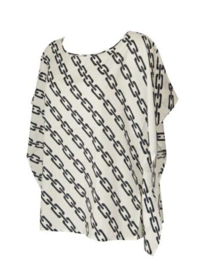 SG Maglia donna manica corta t-shirt kimono maglietta viscosa girocollo RAGNO ar
