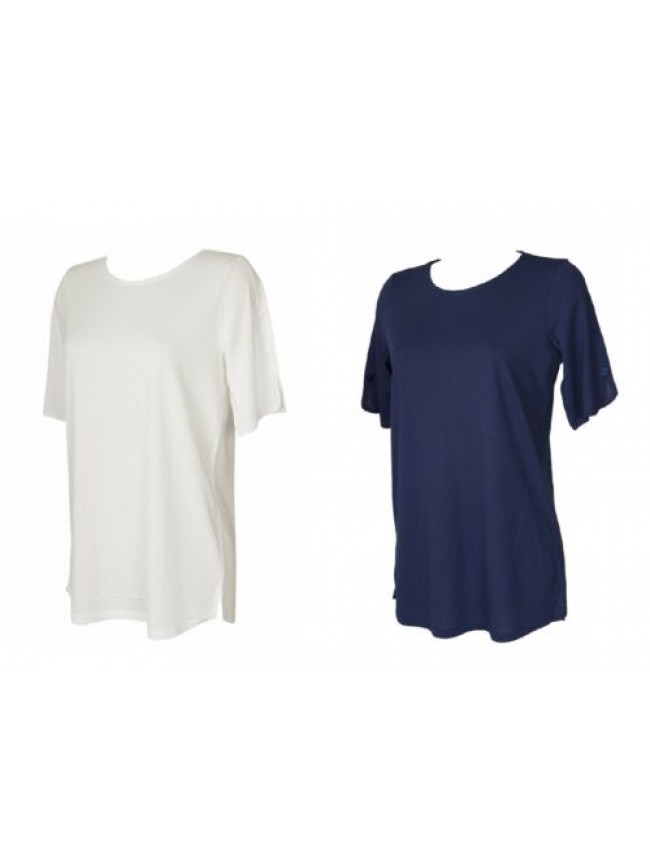 SG Maglia donna manica corta t-shirt maglietta viscosa girocollo RAGNO articolo 