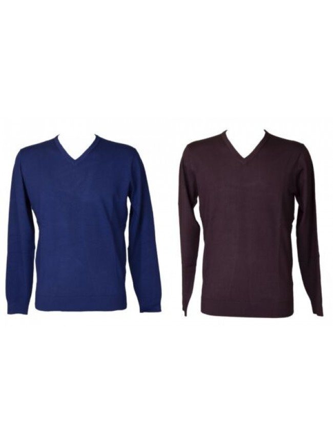 SG Maglia uomo RAGNO pullover manica lunga scollo v four seasons viscosa articol