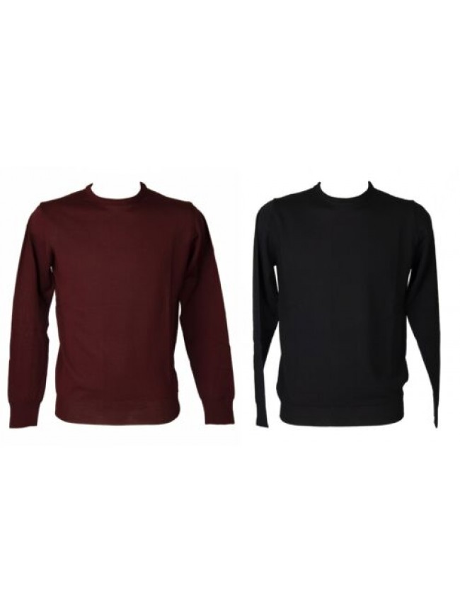 SG Maglia uomo RAGNO pullover paricollo manica lunga pura lana merino extra fine
