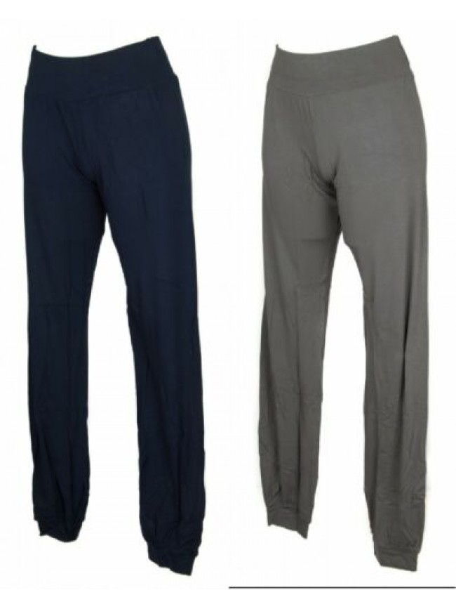 SG Pantalone lungo tempo libero pantaloni comfort donna viscosa con bordo RAGNO 