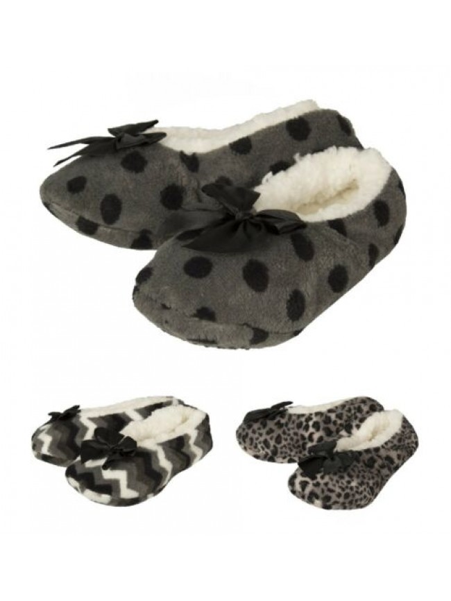 SG Pantofola ciabatta CIOCCA ballerina casa donna pelo antiscivolo morbida e cal