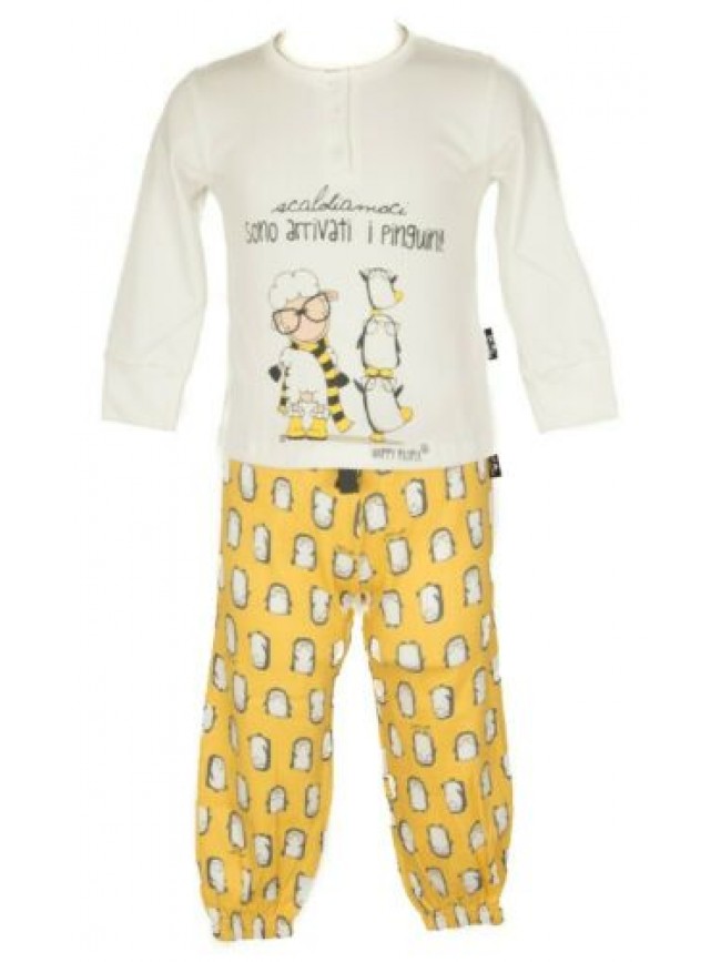 SG Pigiama bimba bambina interlock manica lunga collo serafino HAPPY PEOPLE 3426