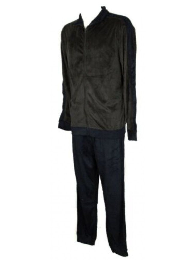 SG Pigiama uomo in morbido e caldo pile manica lunga aperto con zip RAGNO SPORT 