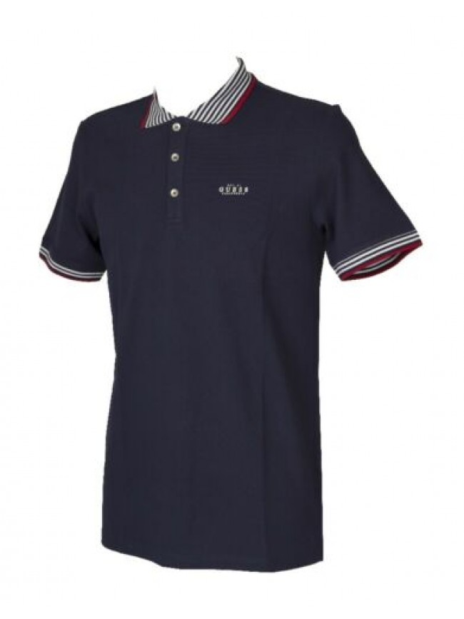 SG Polo uomo manica corta con colletto e bottoni maglietta GUESS articolo FE9U2E