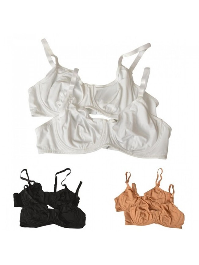 SG Reggiseno donna RAGNO con ferretto coppa morbida confezione 2 capi beyoutiful