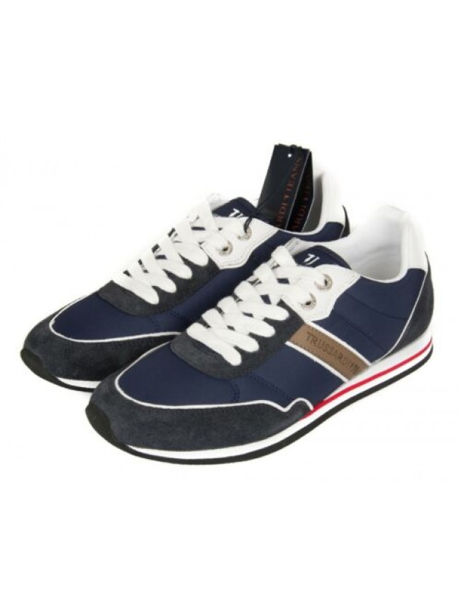 SG Scarpe uomo sneaker TRUSSARDI JEANS articolo 77S524 CITY LOGO