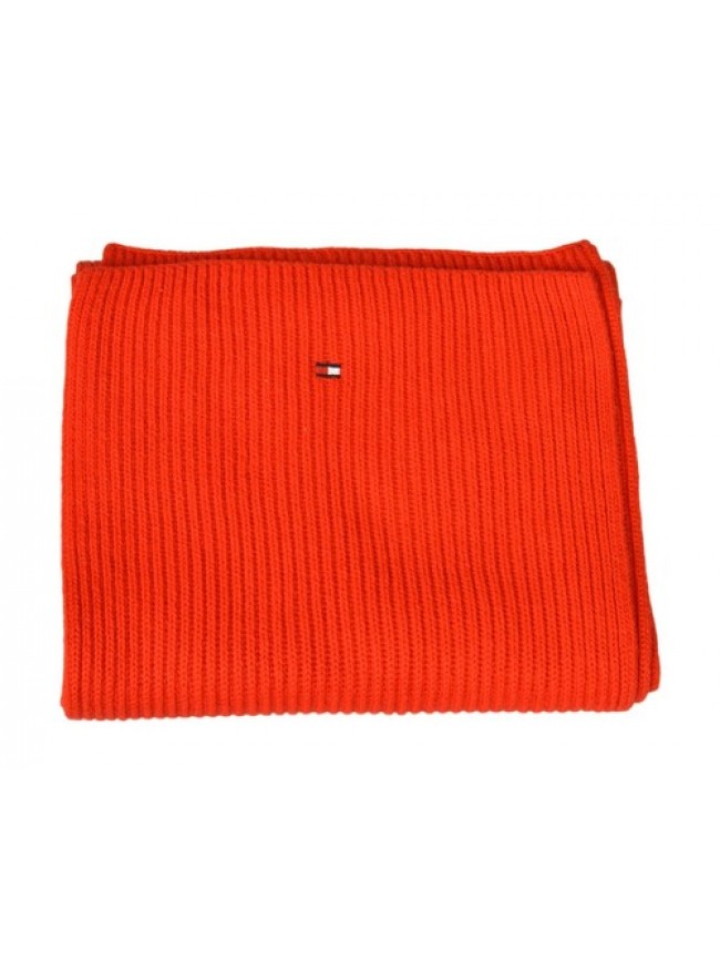 SG Sciarpa TOMMY HILFIGER morbida a costa cotone e cashmere con logo ricamato ar