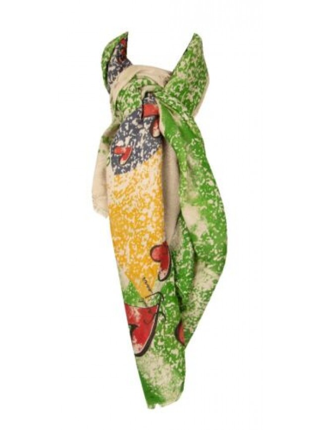 SG Sciarpa foulard donna SWEET YEARS articolo LF25SY SY01 - cm.135 x cm.120(circ