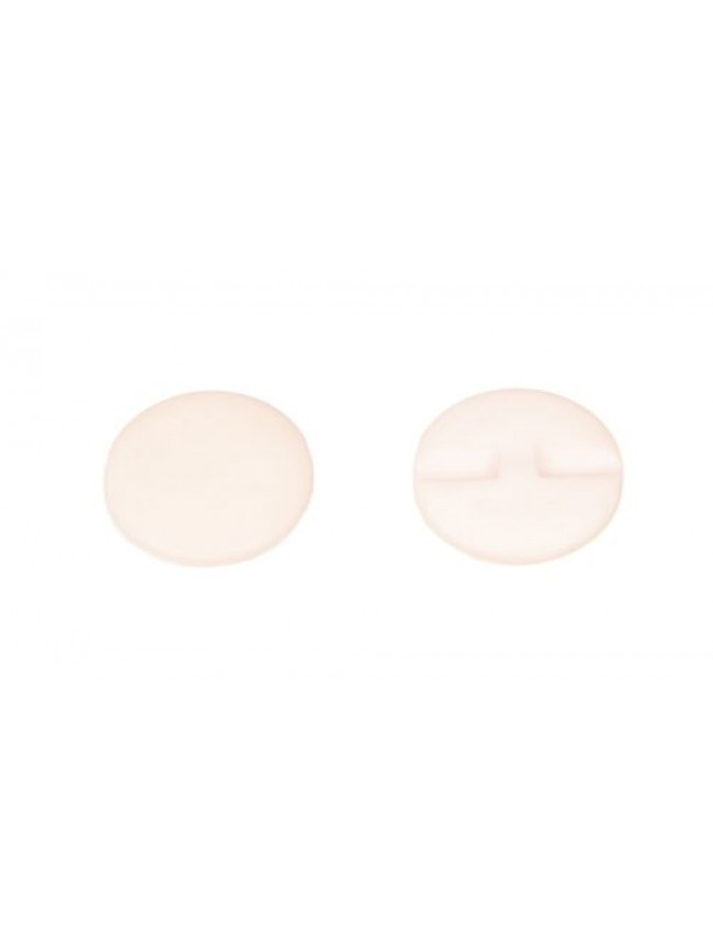 SG Set 10 bottoni rotondi con gambo per cucire in plastica mm.25 x 25 x 5 mm art