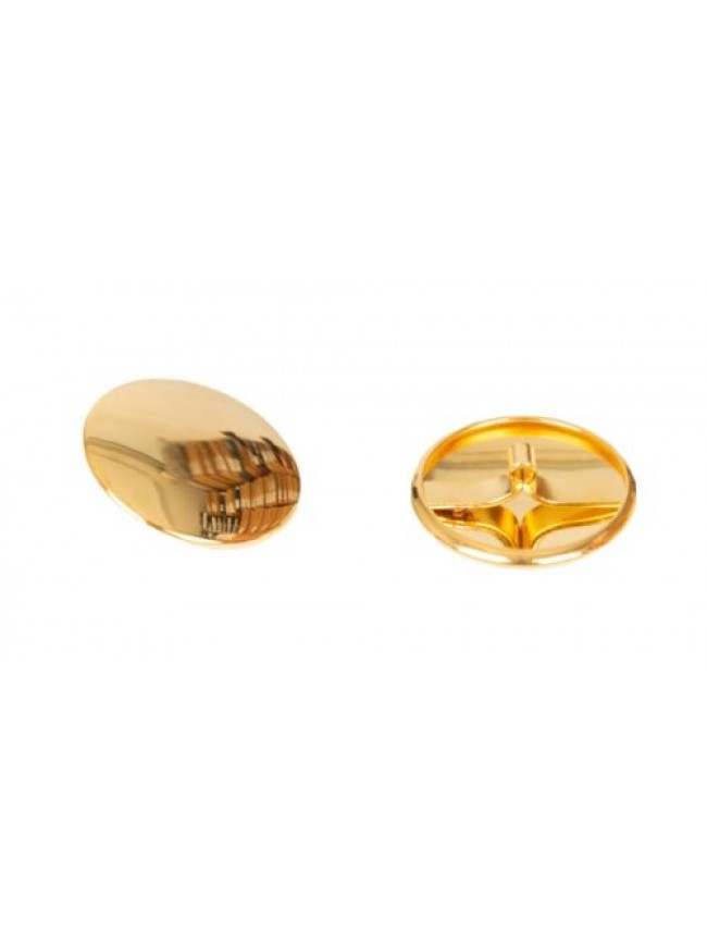 SG Set 10 bottoni rotondi in metallo con gambo da cucire mm.31 x 31 x 9 mm artic