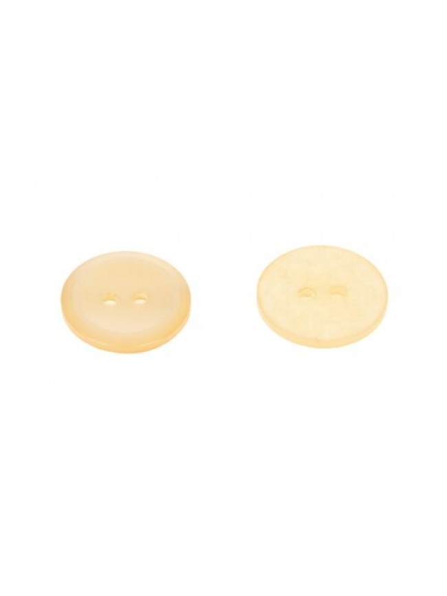 SG Set 10 bottoni rotondi in plastica con due fori per cucire mm.20 x 20 x 2 mm 