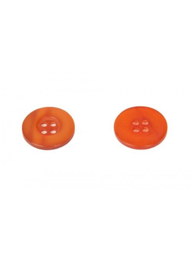 SG Set 11 bottoni rotondi in plastica con quattro fori da cucire mm.18 x 18 x 2 