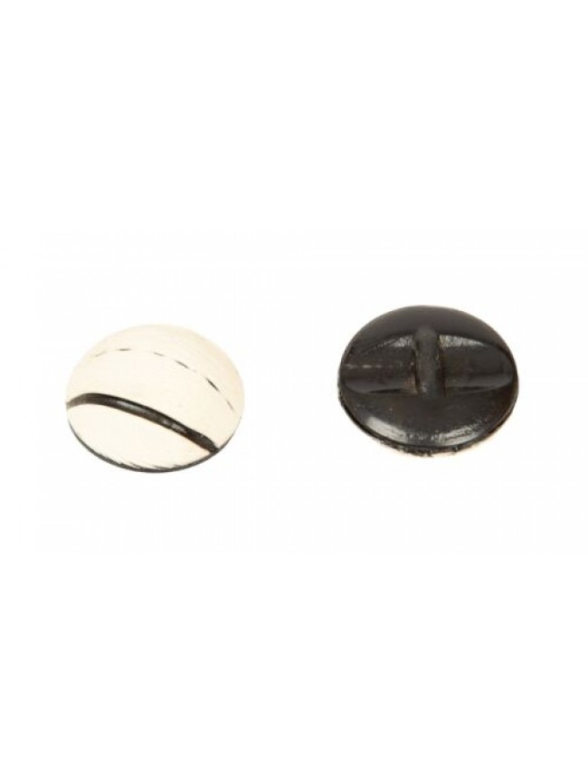 SG Set 13 bottoni rotondi con gambo per cucire in plastica mm.22 x 22 x 16 mm ar
