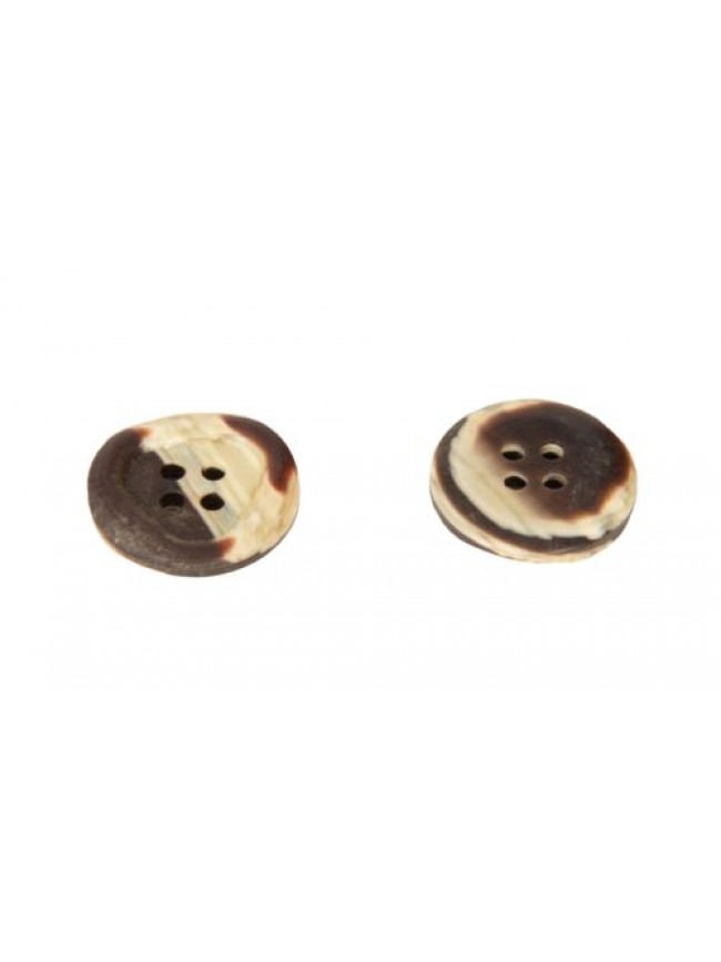 SG Set 4 bottoni rotondi a quattro fori in plastica mm.17 x 17 x 3 mm articolo B