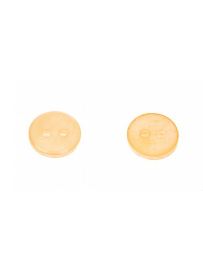 SG Set 4 bottoni rotondi in plastica con due fori per cucire mm.11 x 11 x 2 mm a