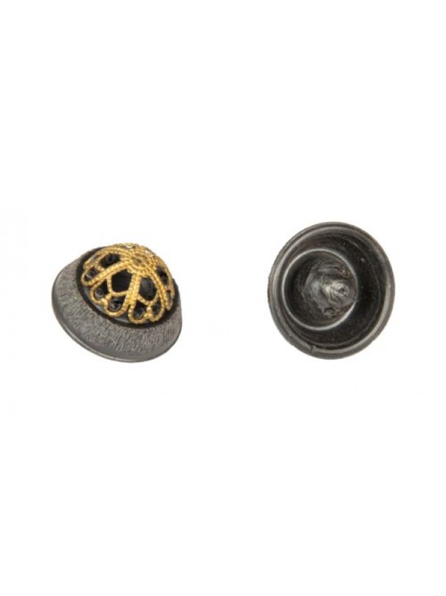 SG Set 9 bottoni rotondi con gambo per cucire in plastica mm.32 x 22 x 18 mm art